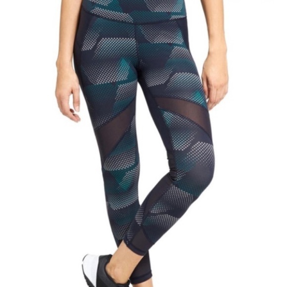 Athleta Sculptek Kinetic Stealth Mesh Legging S - Picture 4 of 11